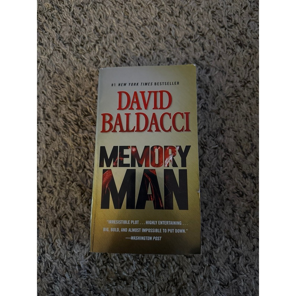 David Baldacci Memory‎ Man Paper copy